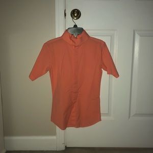 TuffRider Peach show shirt